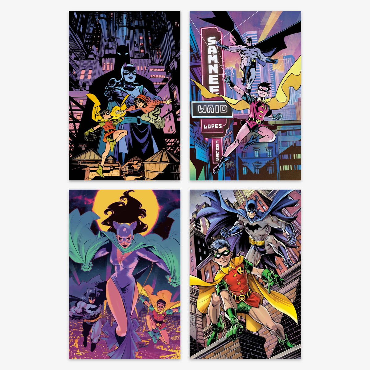 Batman & Robin Year One Dynamic Duos #6 (of 12) Bundle – Covers A–D