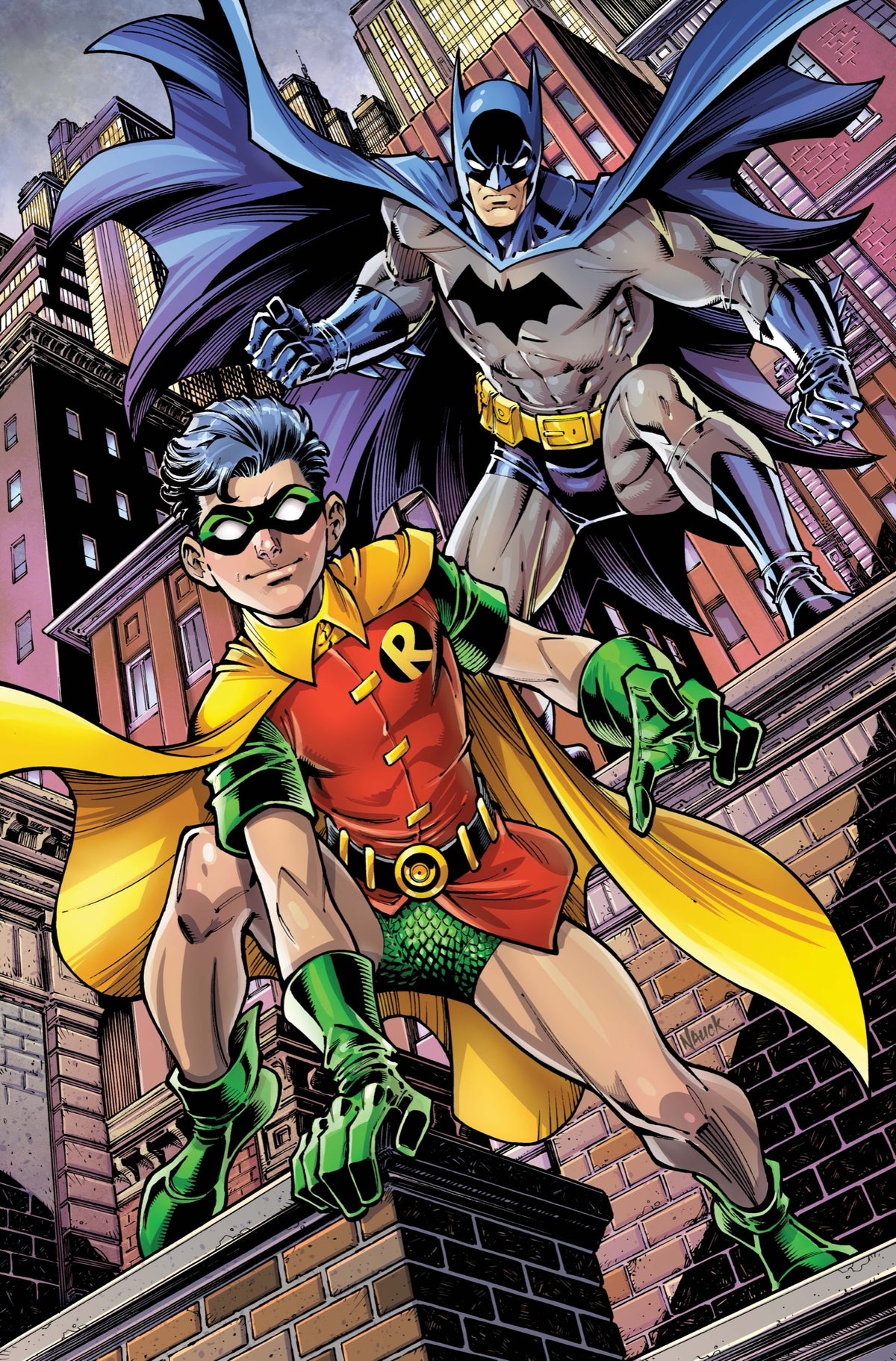 Batman & Robin Year One Dynamic Duos #6 (of 12) Cover D – Todd Nauck Card Stock Variant