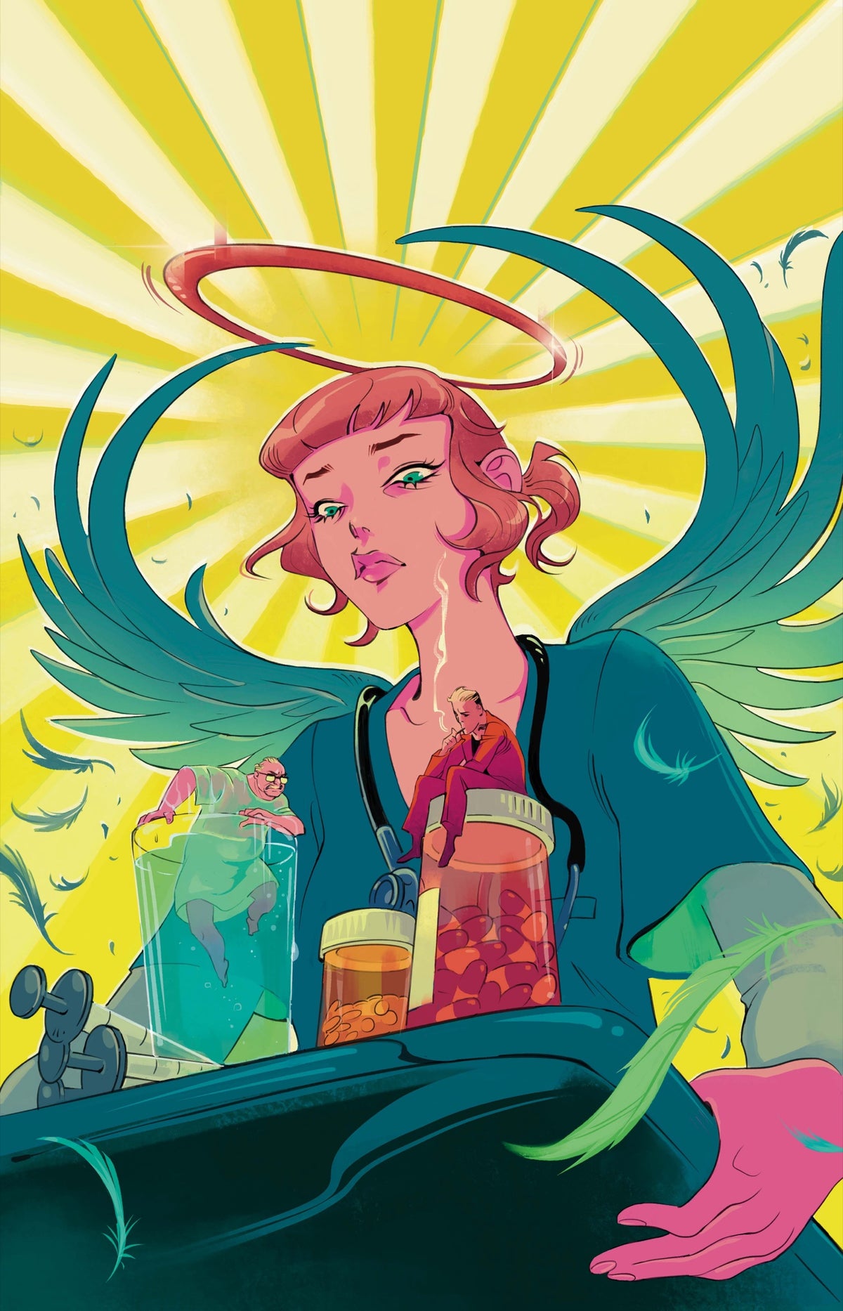 End of Life #12 Cover B – Sarah Baslaim Card Stock Variant