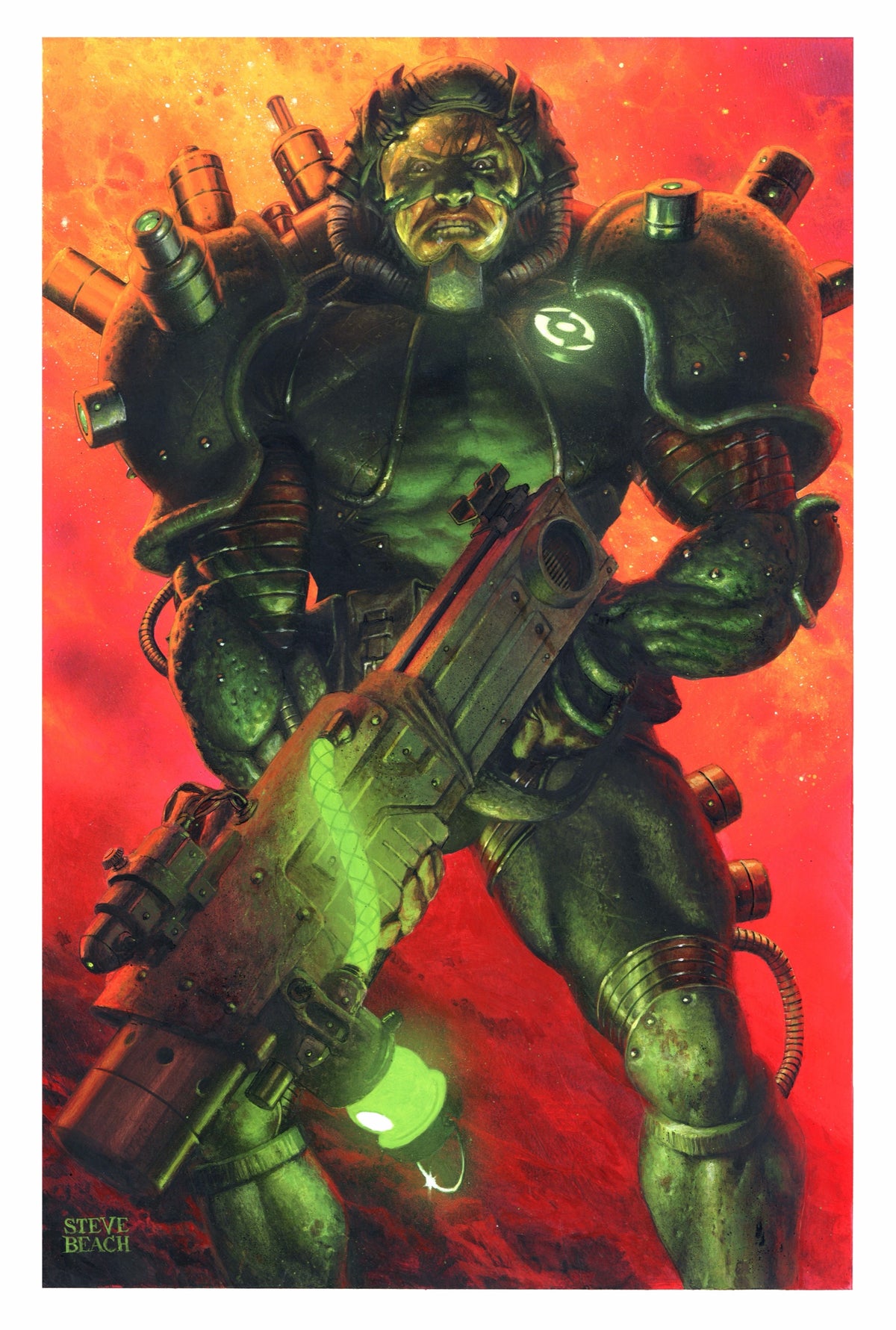 Green Lantern Doomed Cosmos #1 (of 6) Cover C – Steve Beach Card Stock Variant