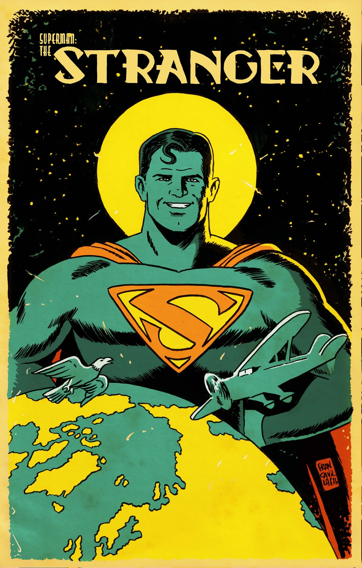 Superman the Stranger #5 (of 6) Cover C – Francesco Francavilla Variant