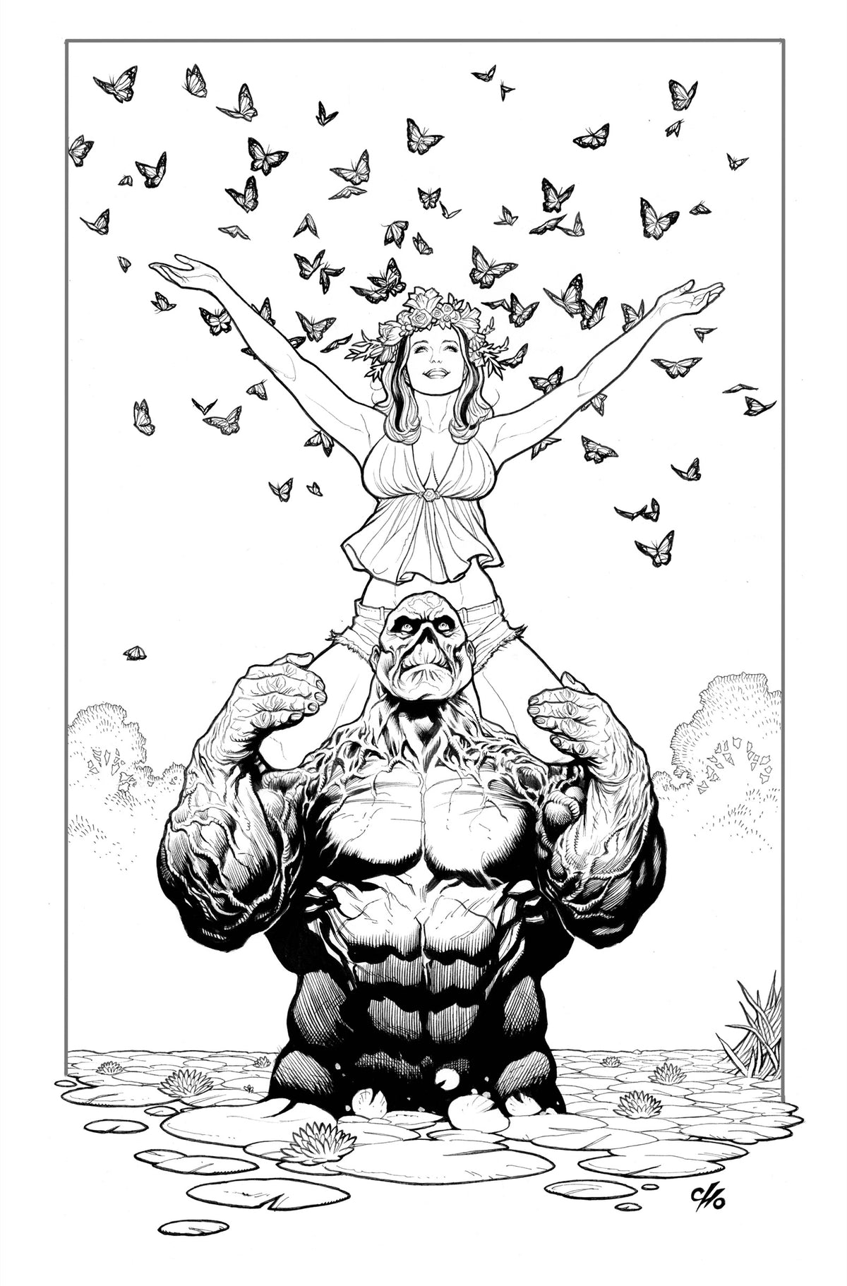 Dcs Crazy Little Swamp Thing Called Love #1 (ONE SHOT) Cover B – Frank Cho Card Stock Variant