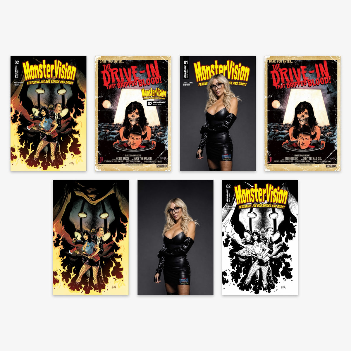 Monstervision Featuring Joe Bob Briggs and Darcy #2 Bundle – Covers A–G (incl. Ratio Incentives)