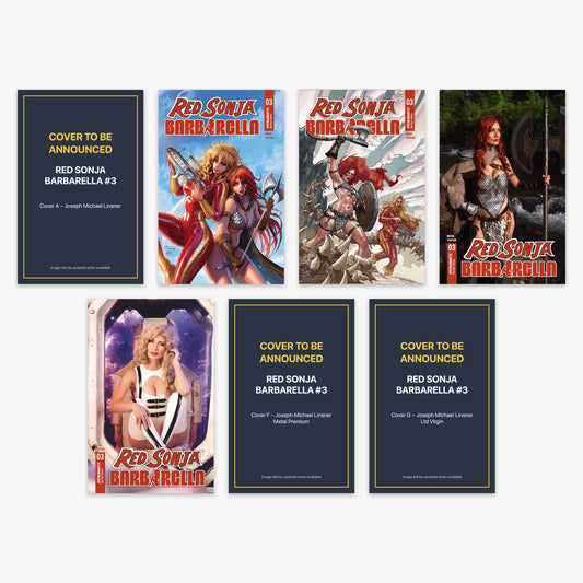 Red Sonja Barbarella #3 Bundle – Covers A–G (No Incentive)