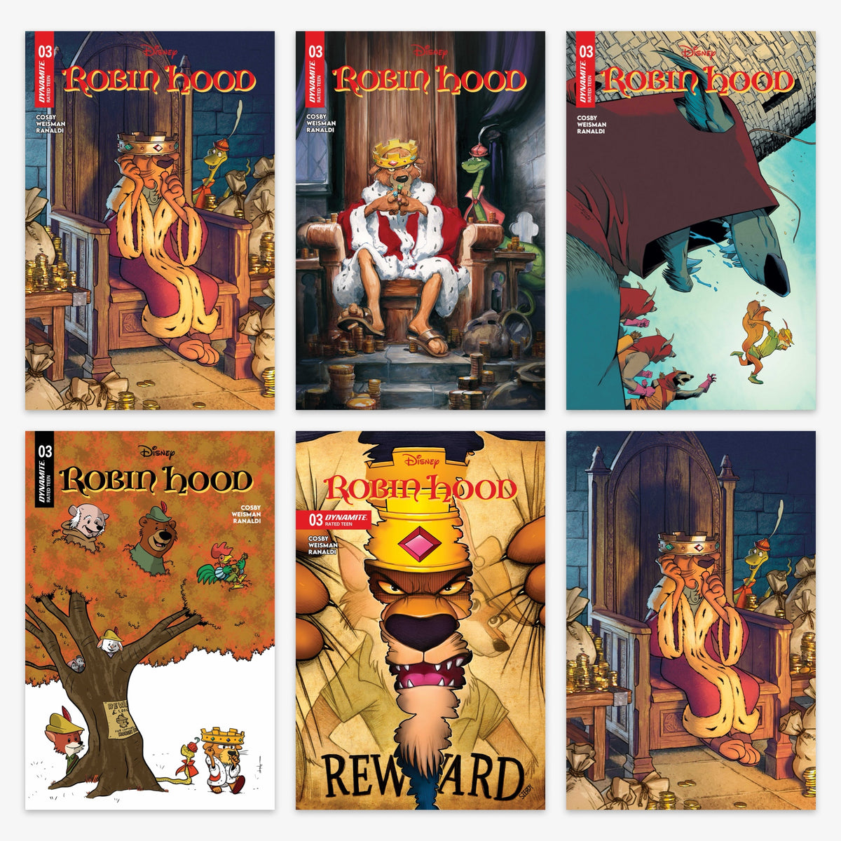 Robin Hood (2026) #3 Bundle – Covers A–F (No Incentive)
