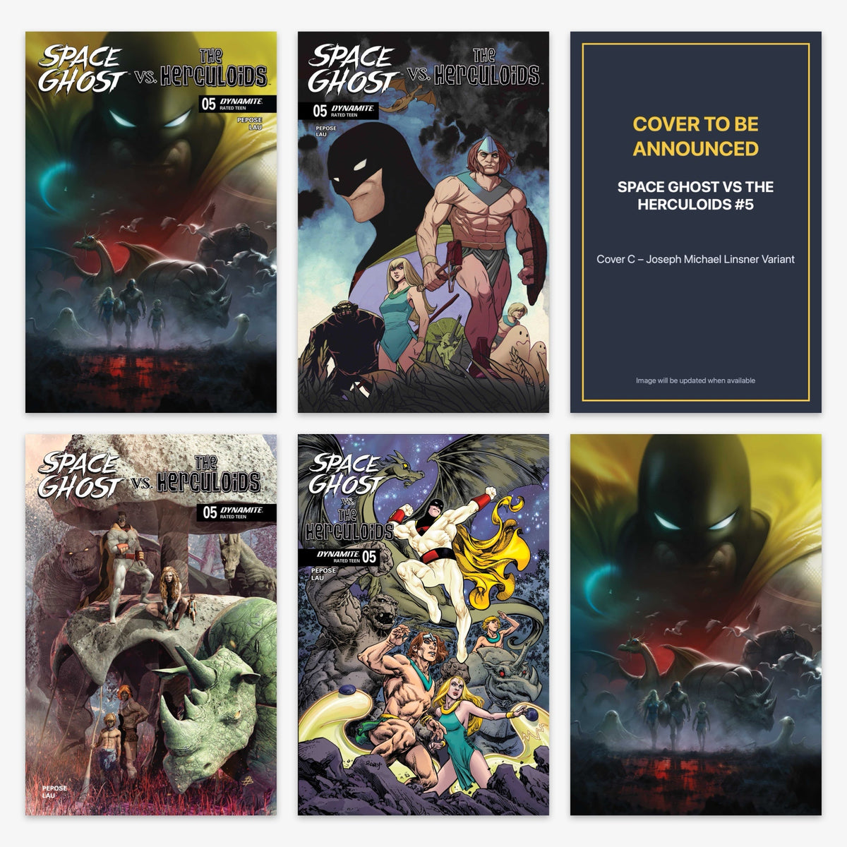 Space Ghost vs the Herculoids #5 Bundle – Covers A–F (No Incentive)