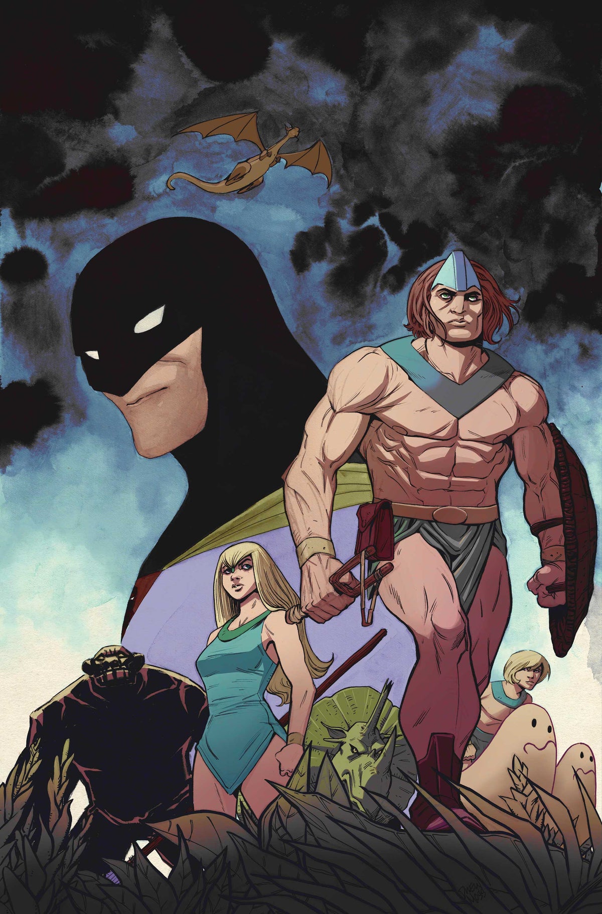 Space Ghost vs the Herculoids #5 Cover J – 1:15 Ratio Drew Moss Virgin Variant