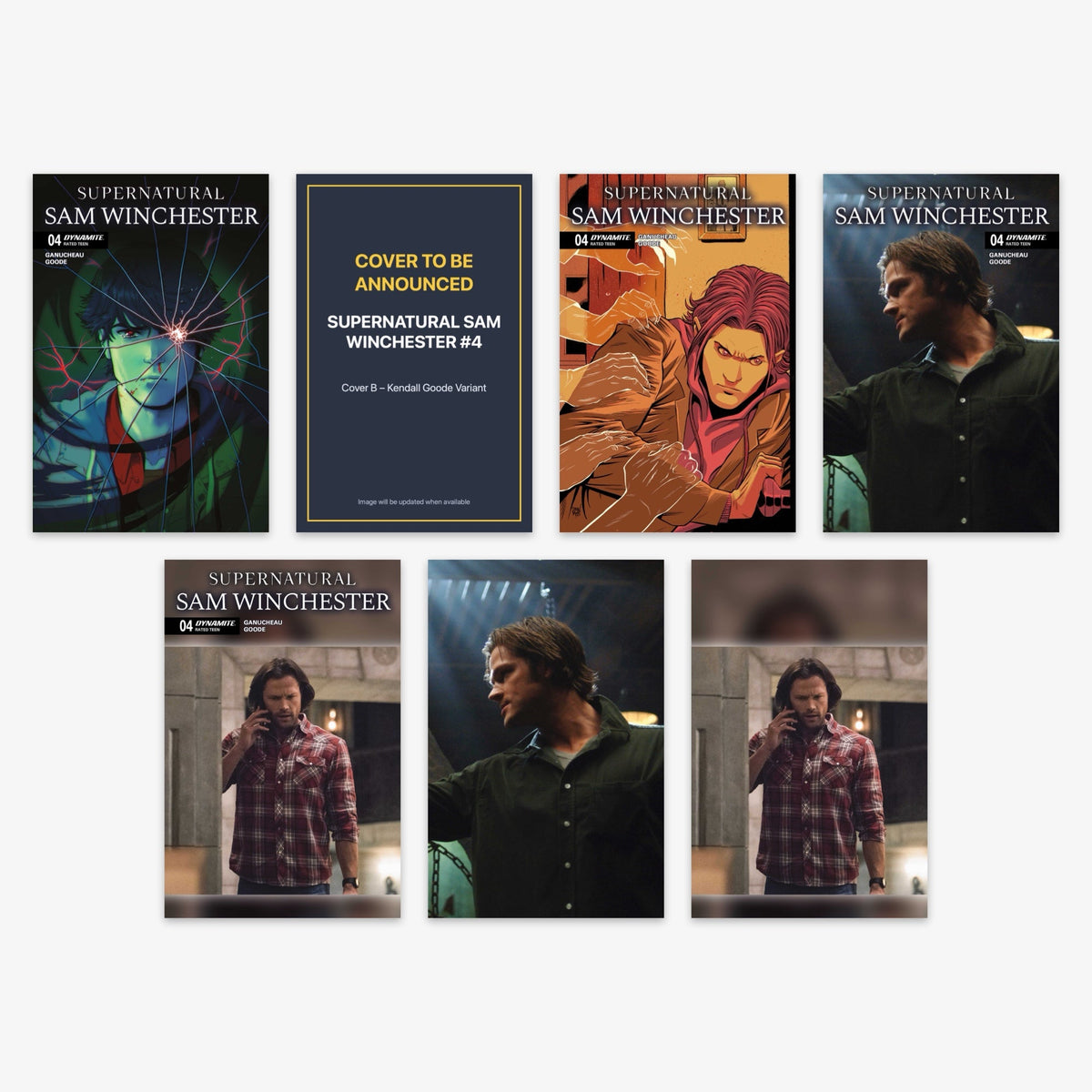 Supernatural Sam Winchester #4 Bundle – Covers A–G (No Incentive)