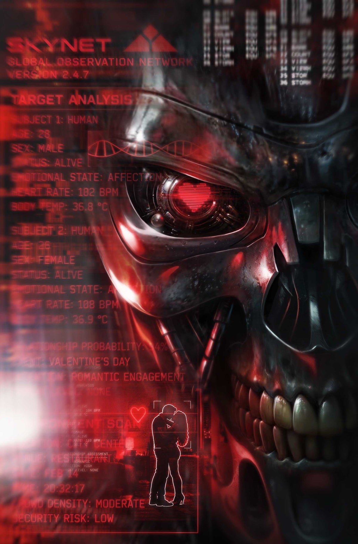 Terminator Valentines Day Special 2027 #1 (ONE SHOT) Cover I – 1:15 Ratio Francesco Mattina Virgin