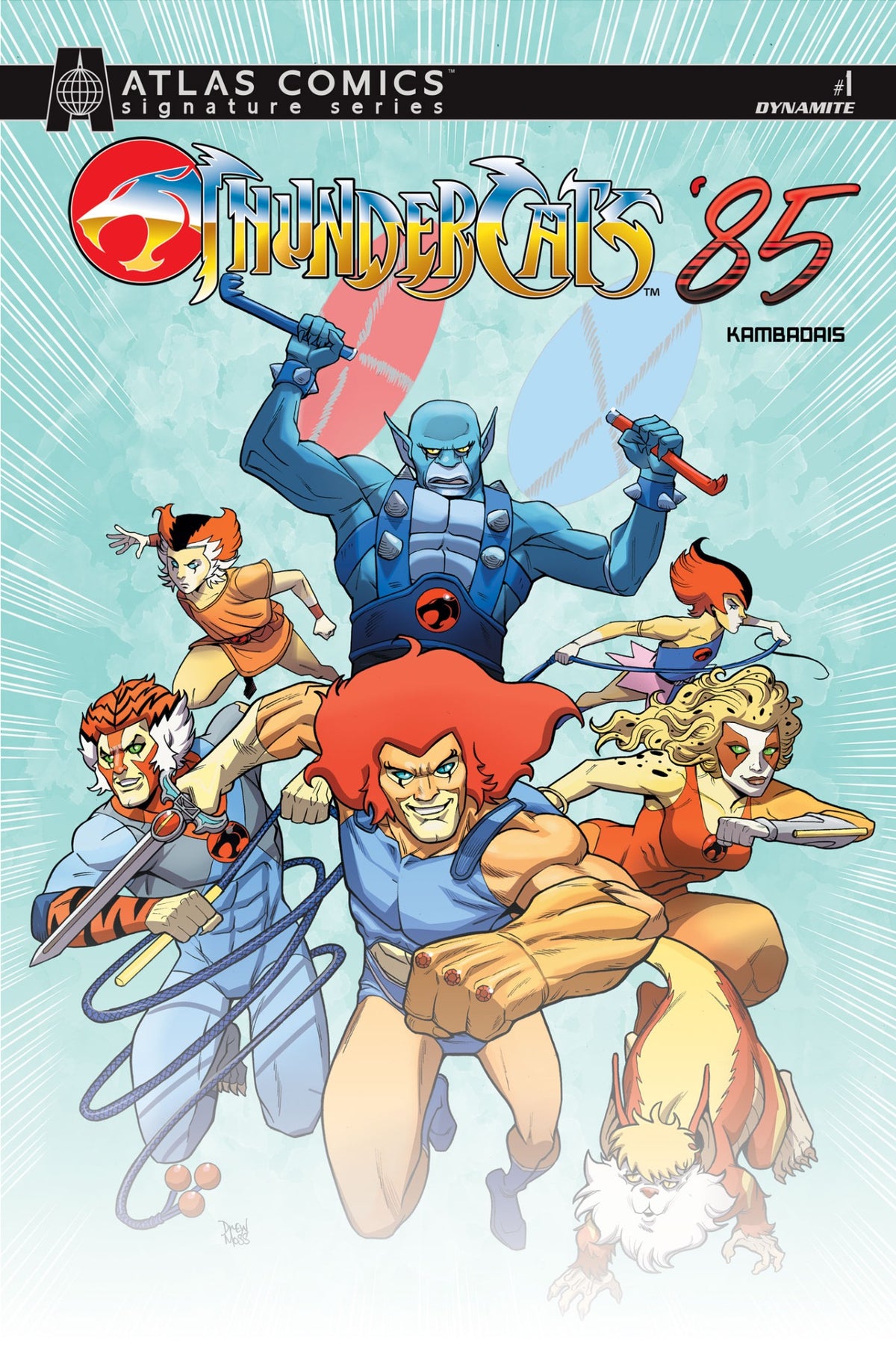 Thundercats 85 #1 Cover I – Drew Moss Atlas Ed Signed by Drew Moss
