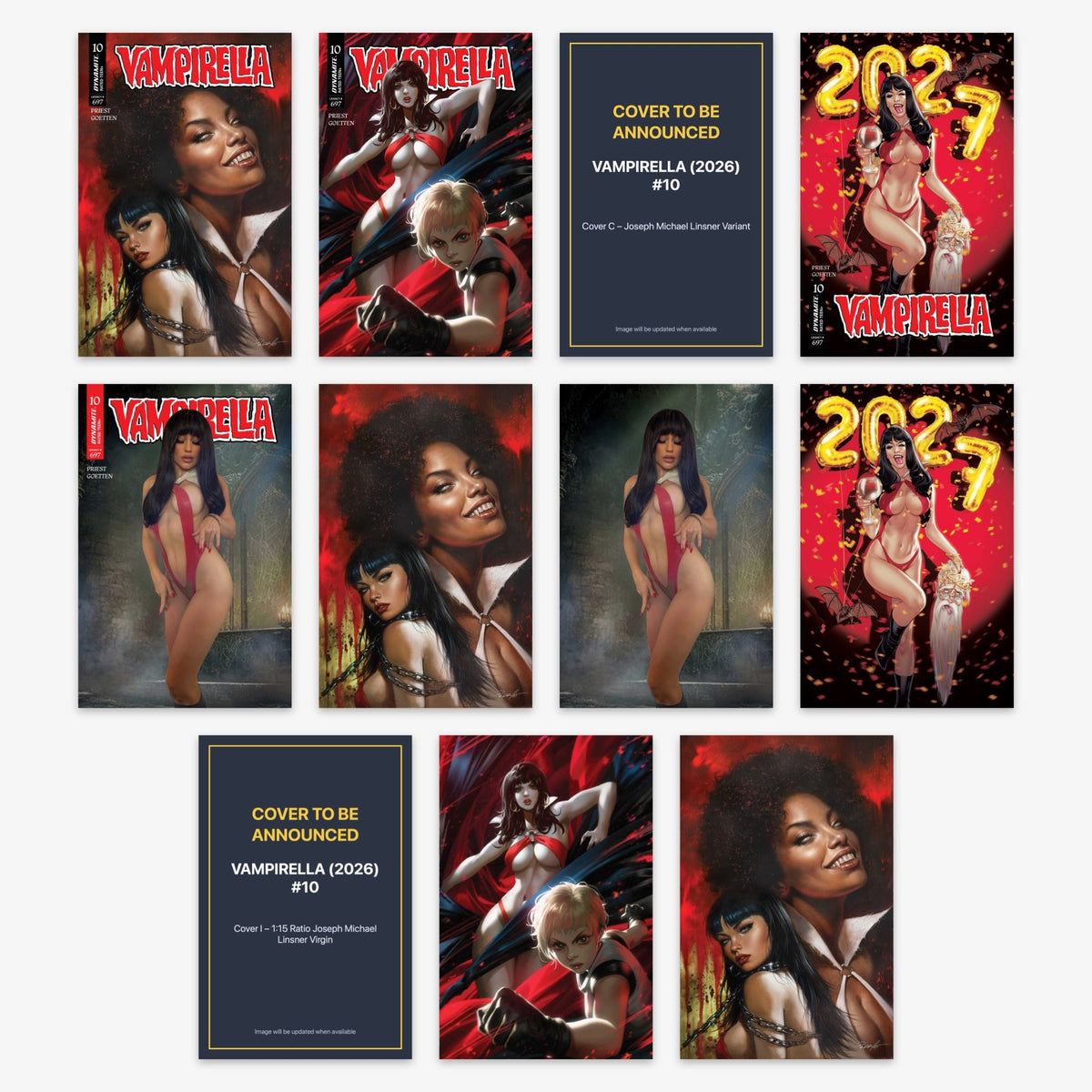 Vampirella (2026) #10 Bundle – Covers A–K (incl. Ratio Incentives)