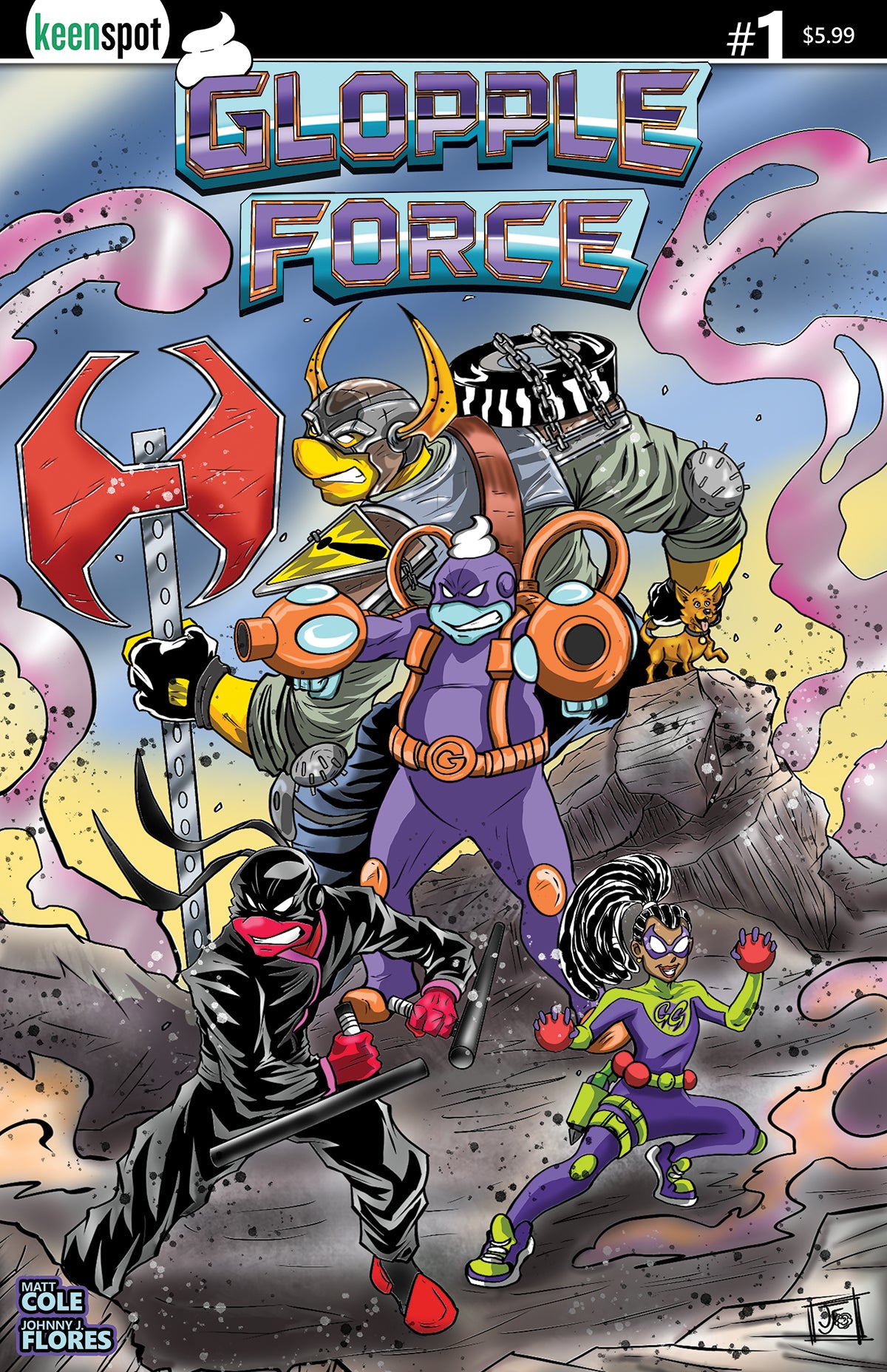 Glopple Force #1 Cover A – Johnny J Flores Glops Assemble