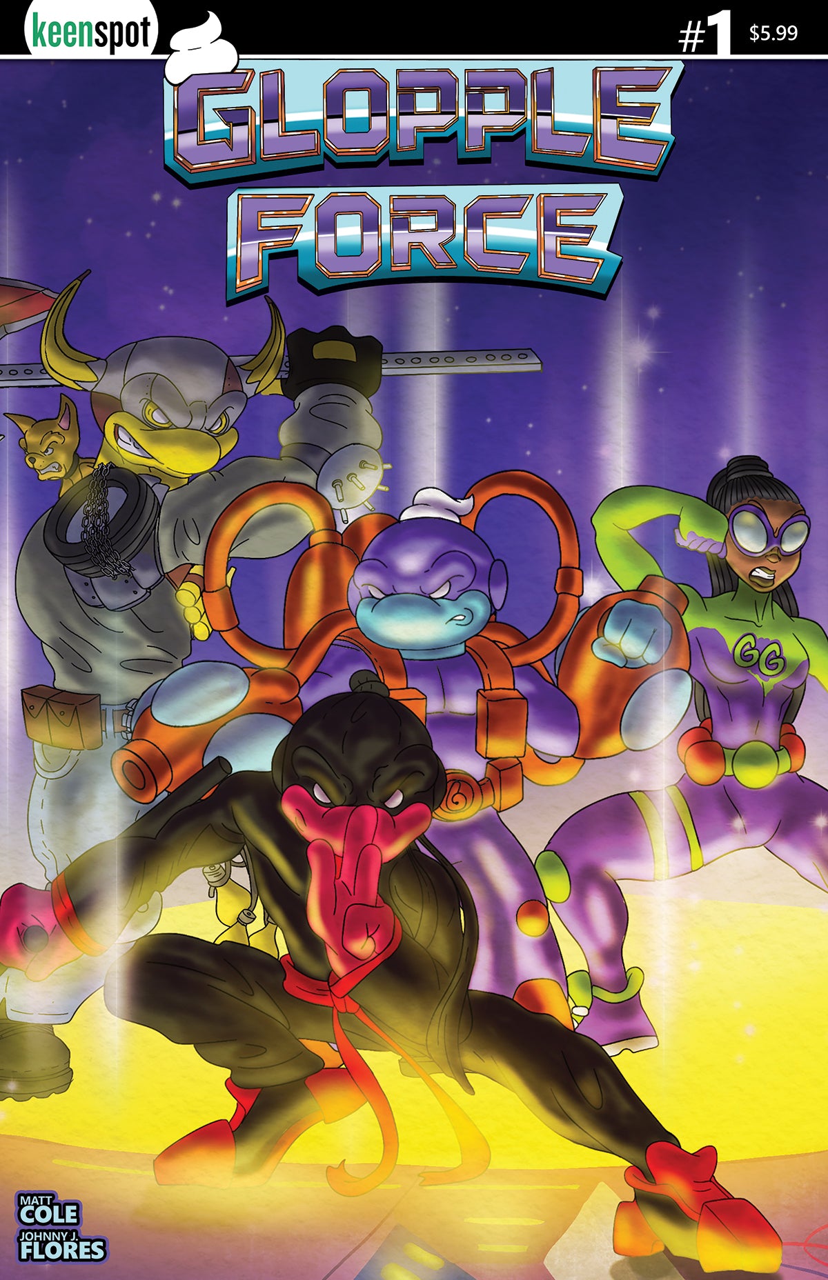 Glopple Force #1 Cover D – Jose Chirinos Variant