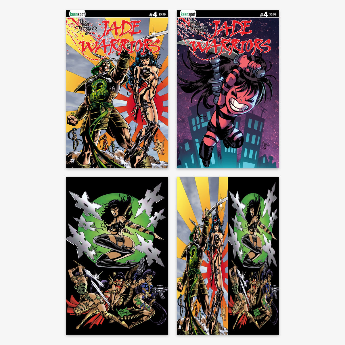 Jade Warriors #4 Bundle – Covers A–D