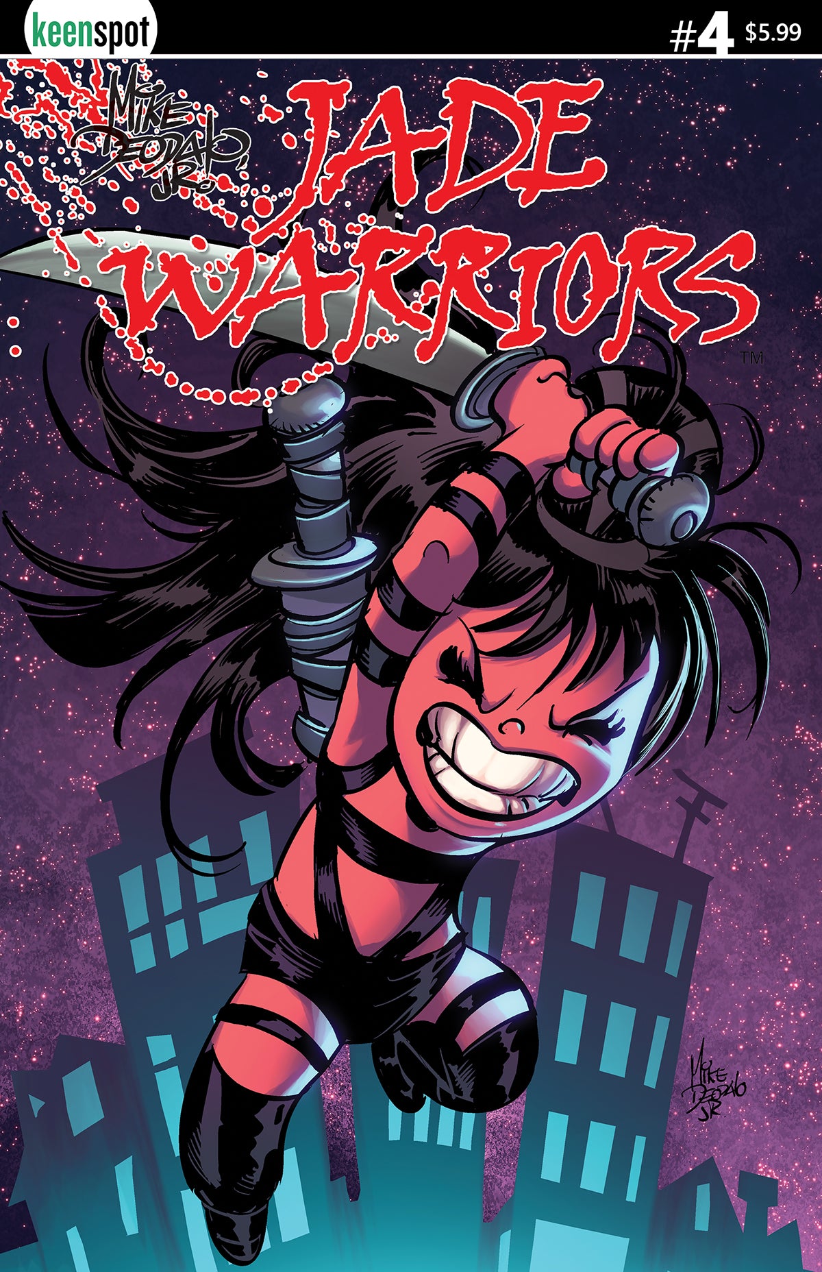 Jade Warriors #4 Cover B – Mike Deodato Adorably Deadly Variant