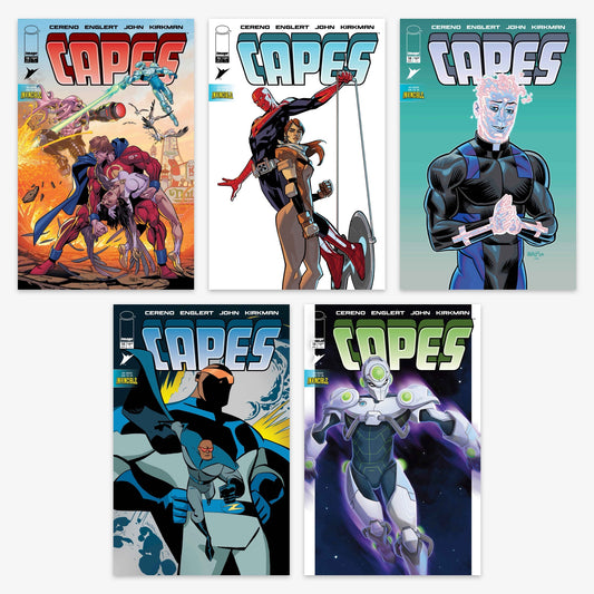 Invincible Universe Capes #15 Bundle – Covers A–E