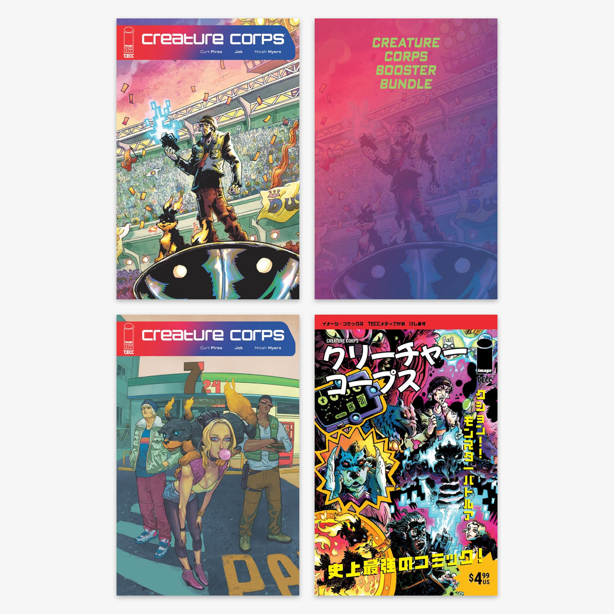Creature Corps #2 Bundle – Covers A–D (No Incentive)