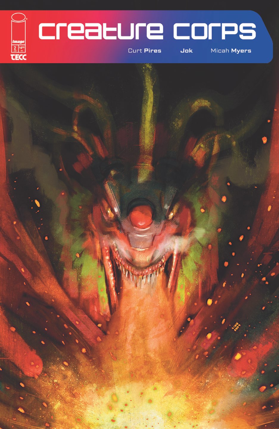 Creature Corps #2 Cover F – 1:50 Ratio Martin Simmonds Variant