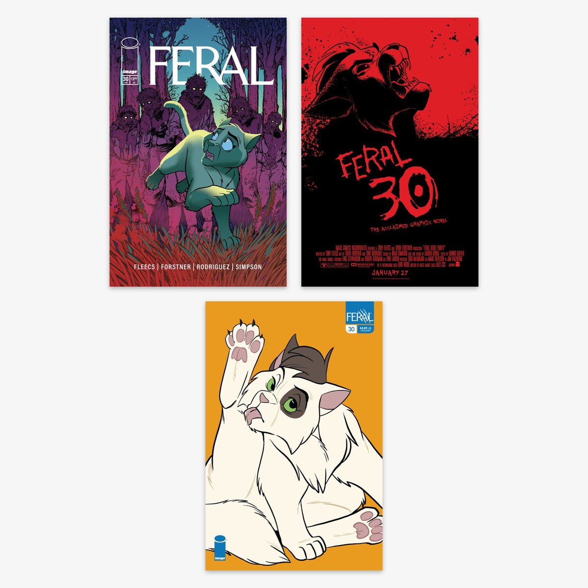 Feral #30 Bundle – Covers A–C