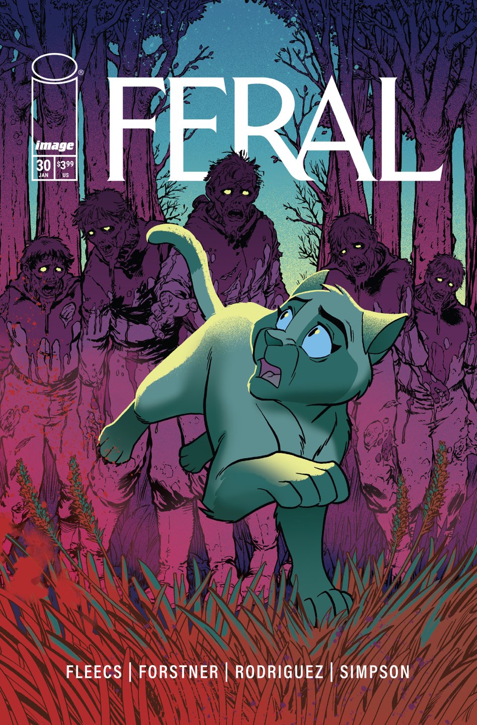 Feral #30 Cover A – Trish Forstner & Tone Rodriguez