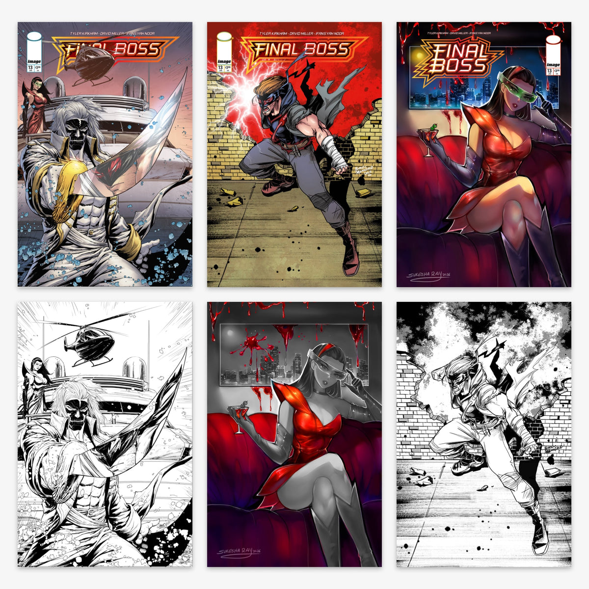 Final Boss #13 Bundle – Covers A–F (incl. Ratio Incentives)