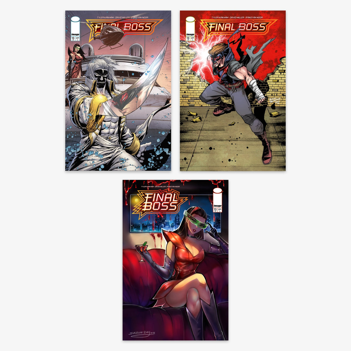 Final Boss #13 Bundle – Covers A–C (No Incentive)