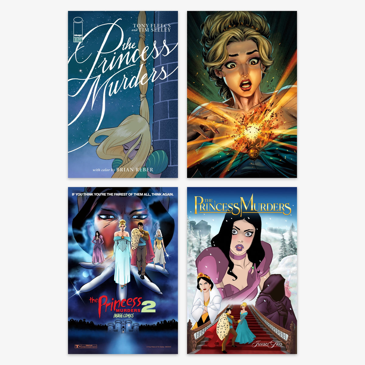 Princess Murders #2 Bundle – Covers A–D (No Incentive)