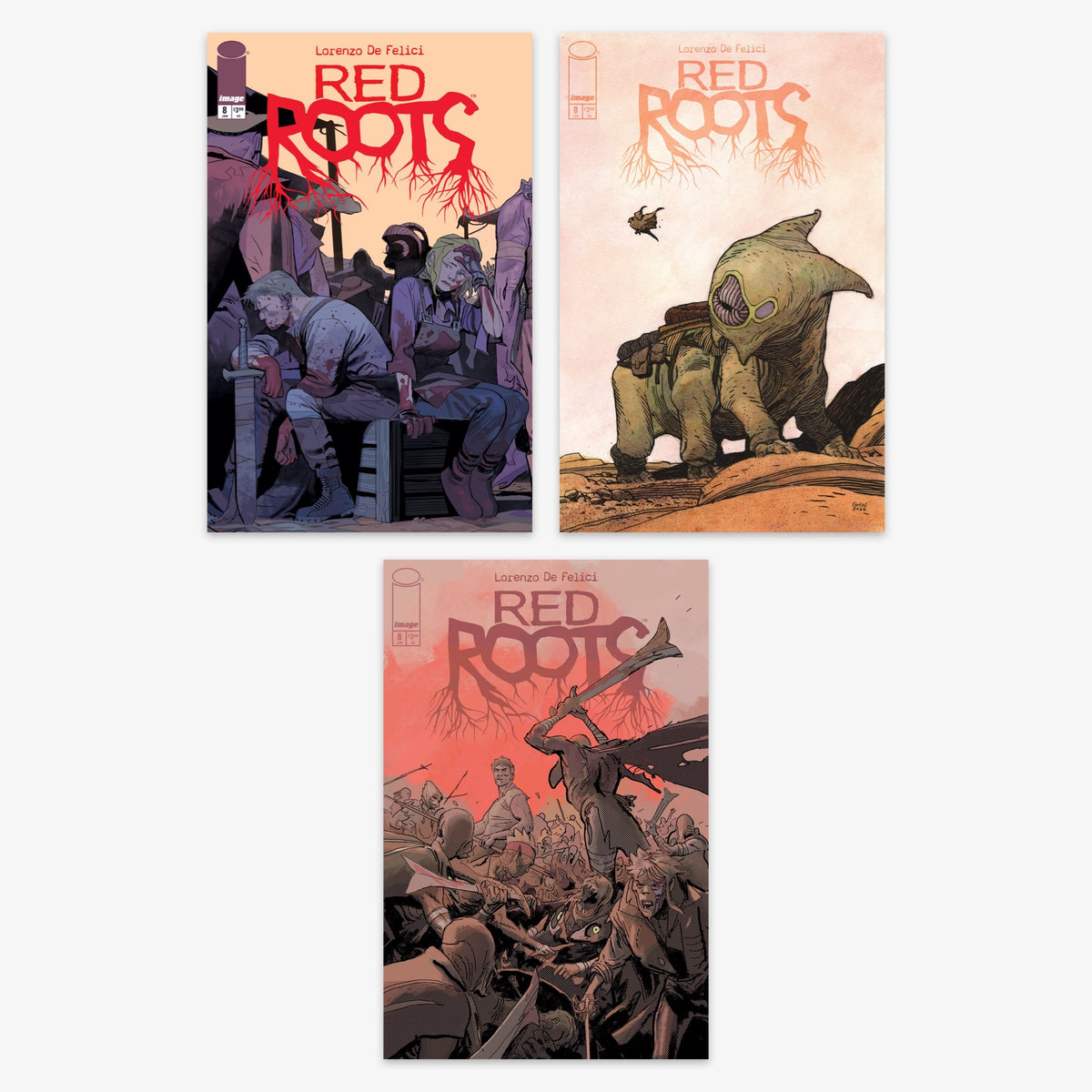 Red Roots #8 Bundle – Covers A–C