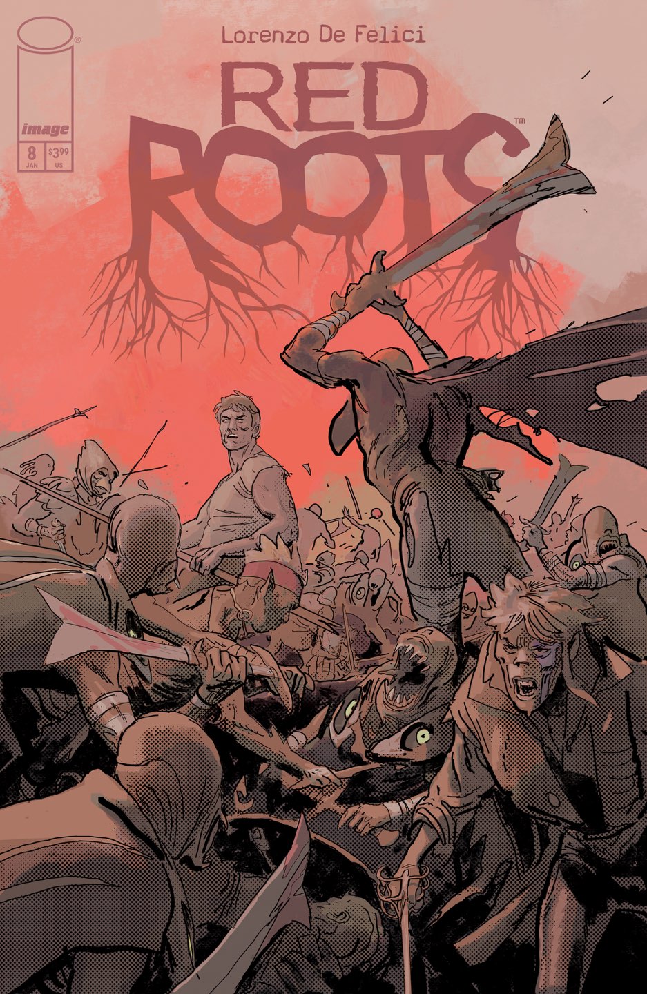Red Roots #8 Cover C – Cristiano Spadoni Variant
