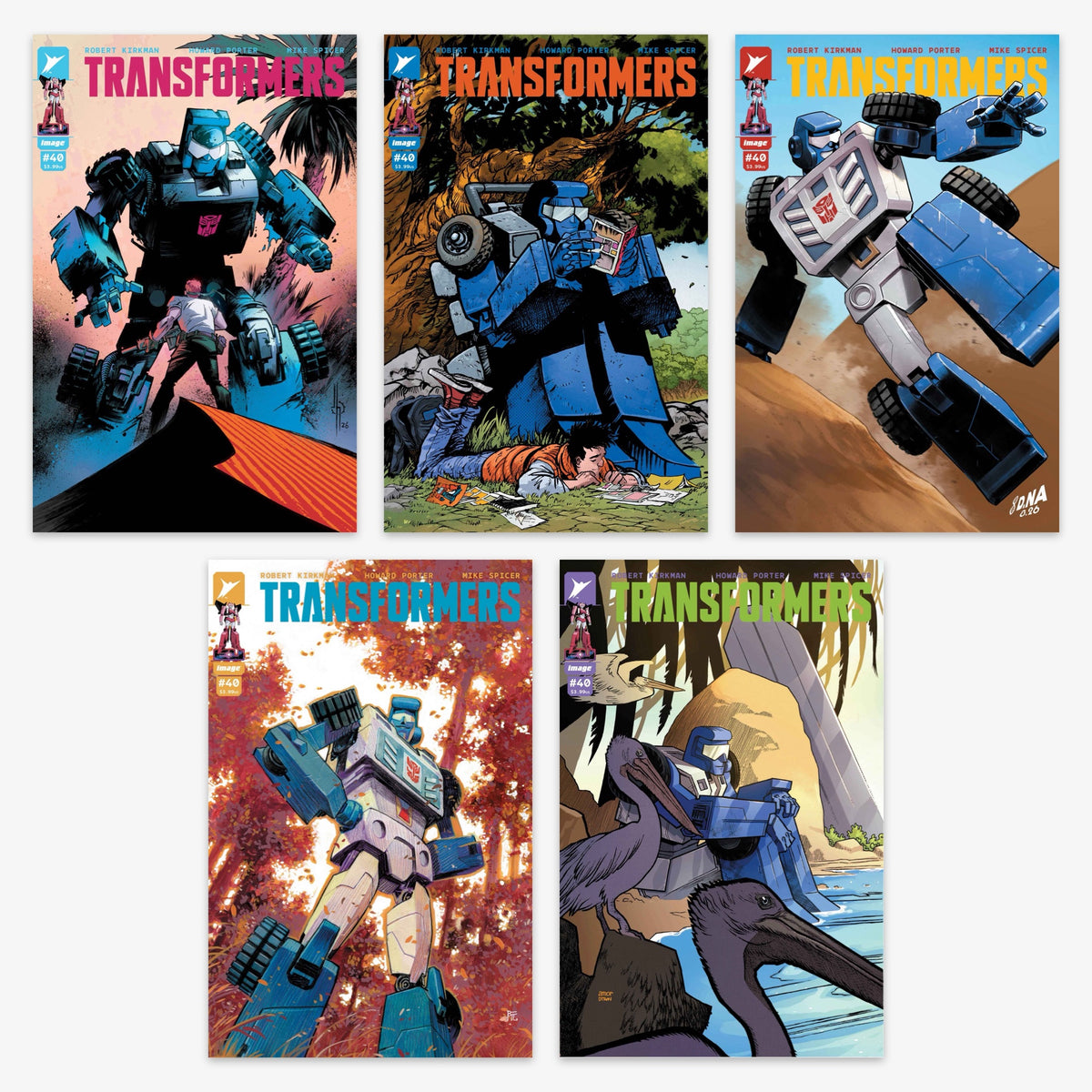 Transformers #40 Bundle – Covers A–E (incl. Ratio Incentives)