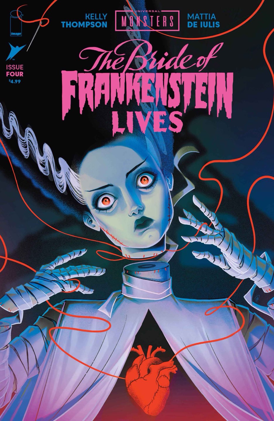 Universal Monsters the Bride of Frankenstein Lives #4 (of 4) Cover B – Sweeney Boo Variant