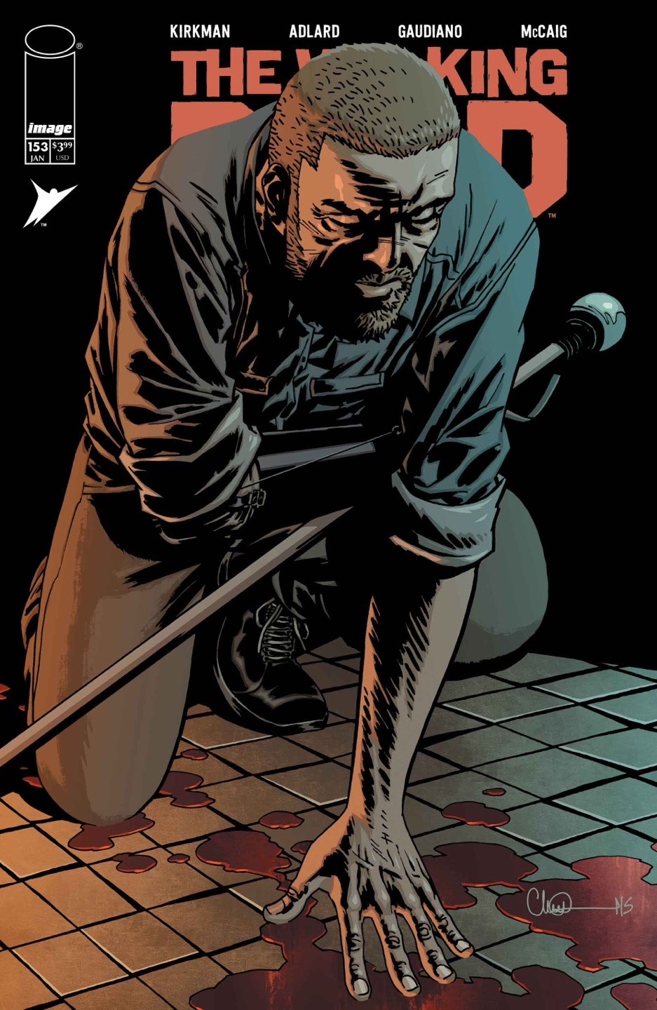 Walking Dead Deluxe #153 Cover B – Charlie Adlard & Dave McCaig Variant