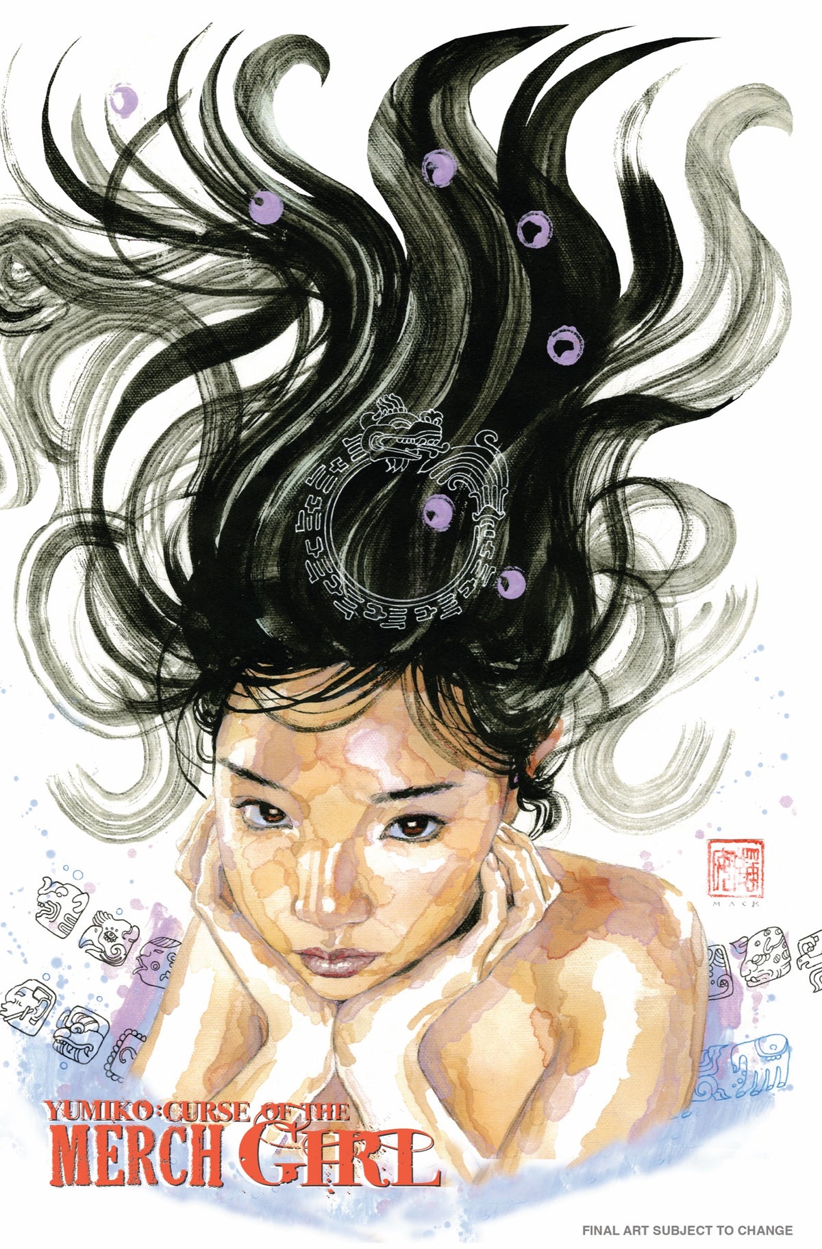 Devils Due Presents Yumiko Curse of the Merch Girl (One Shot) Cover E – 1:10 Ratio David Mack Uv Spot Gloss