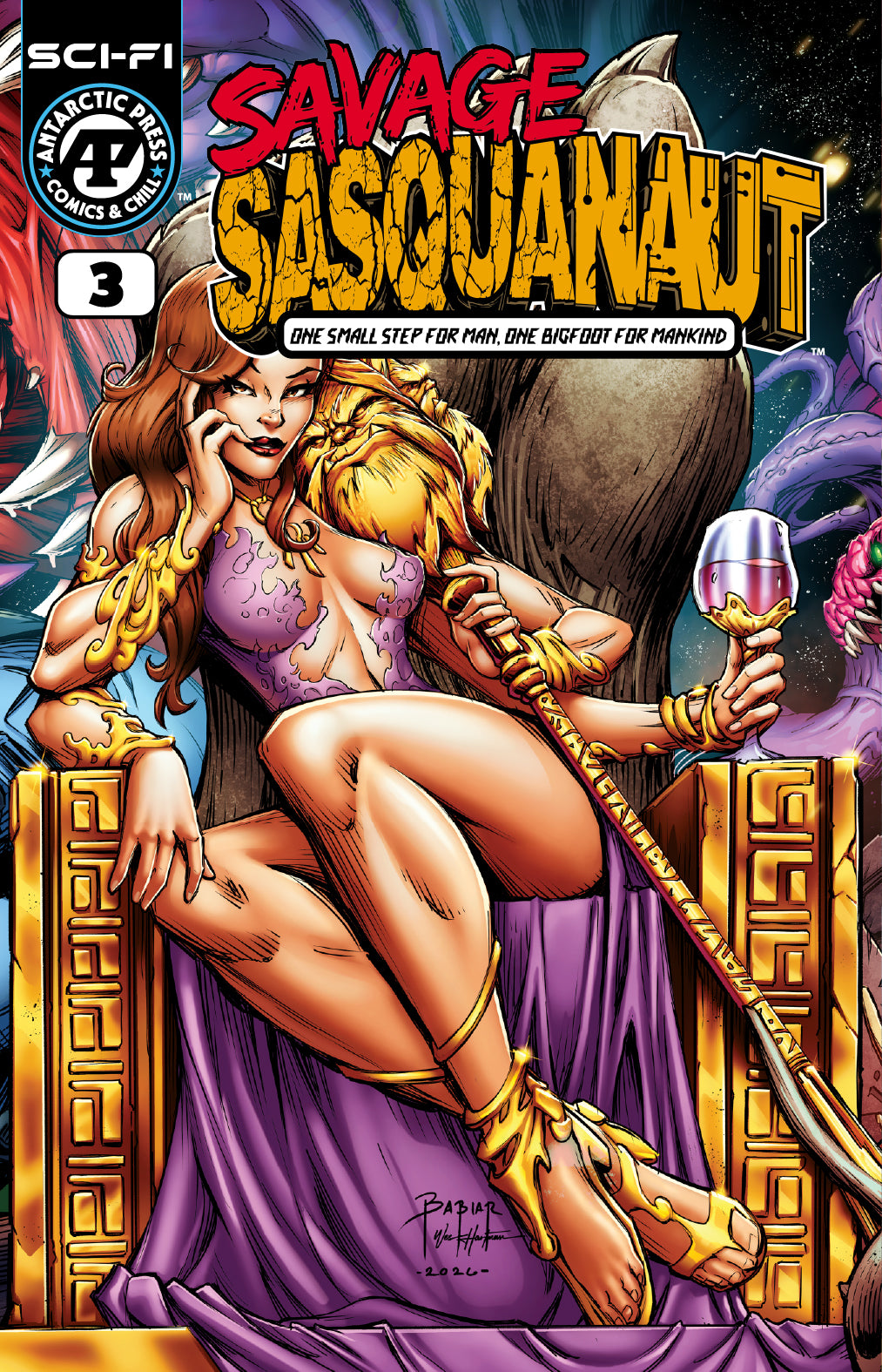 Savage Sasquanaut #3 Cover A – Craig Babiar