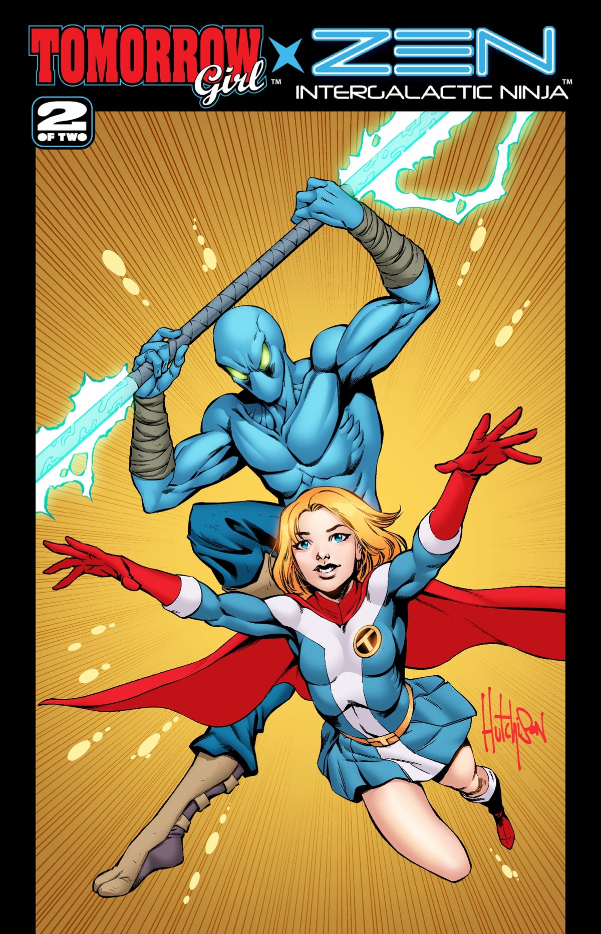 Tomorrow Girl X Zen Intergalactic Ninja #2 (of 2) Cover A – David Hutchison