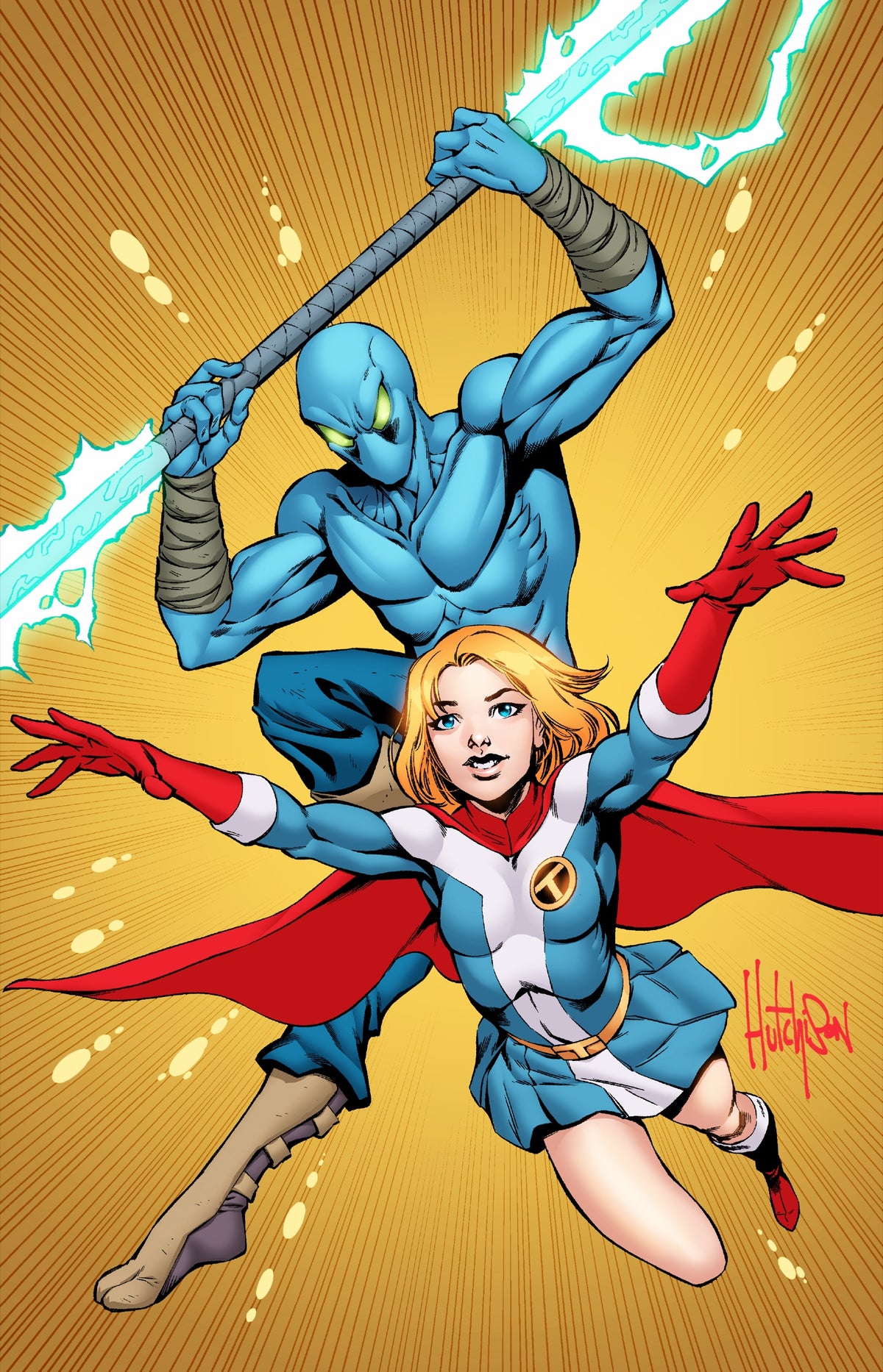 Tomorrow Girl X Zen Intergalactic Ninja #2 (of 2) Cover B – David Hutchison Virgin Variant
