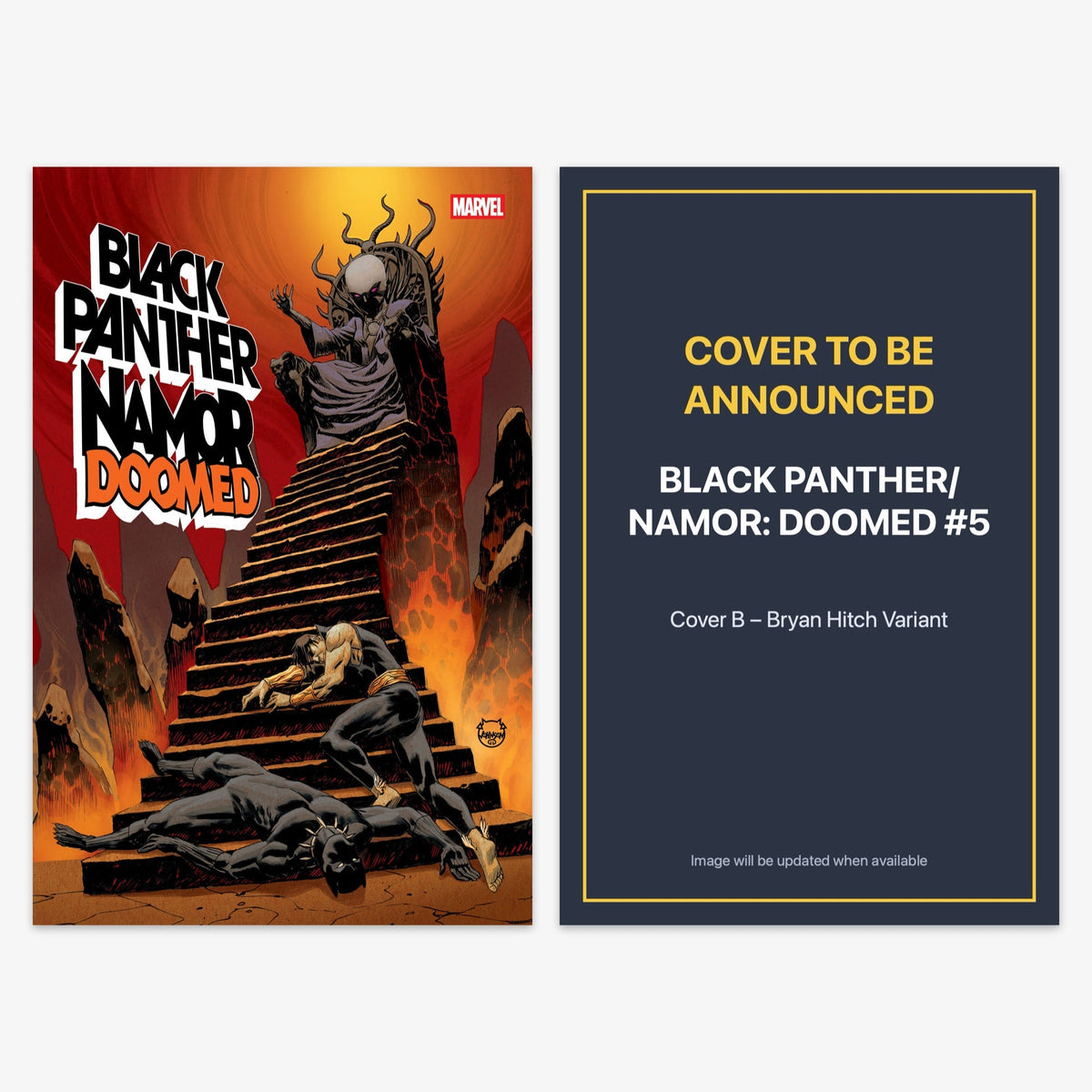 Black Panther/Namor: Doomed #5 Bundle – Covers A & B