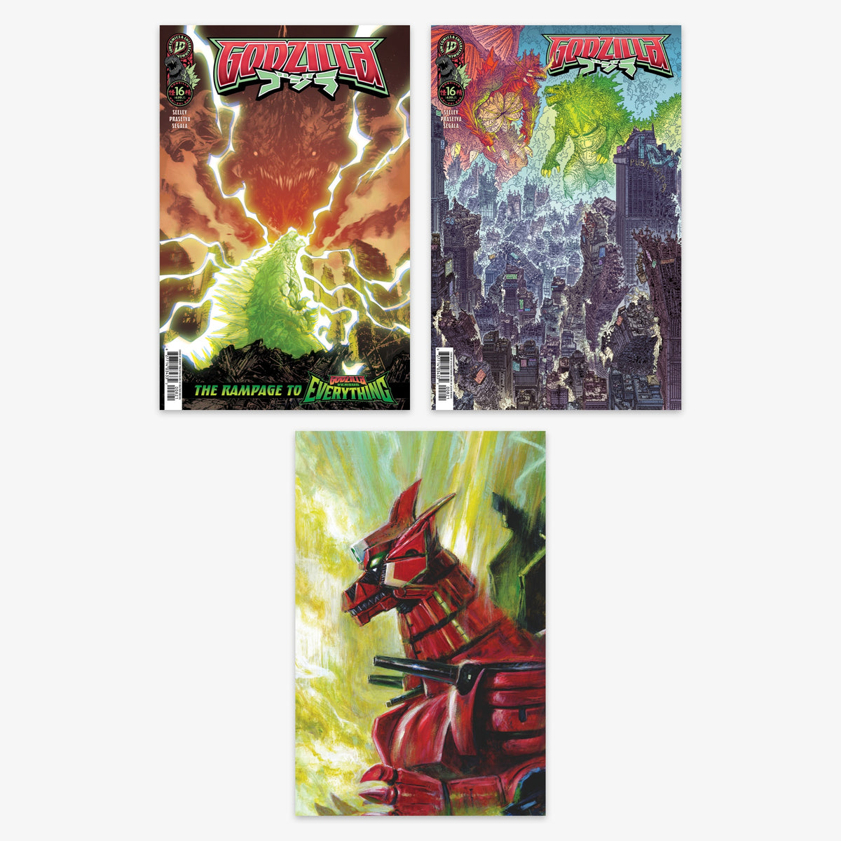 Godzilla [Kai-Sei Era] #16 Bundle – Covers A–C (incl. Ratio Incentives)