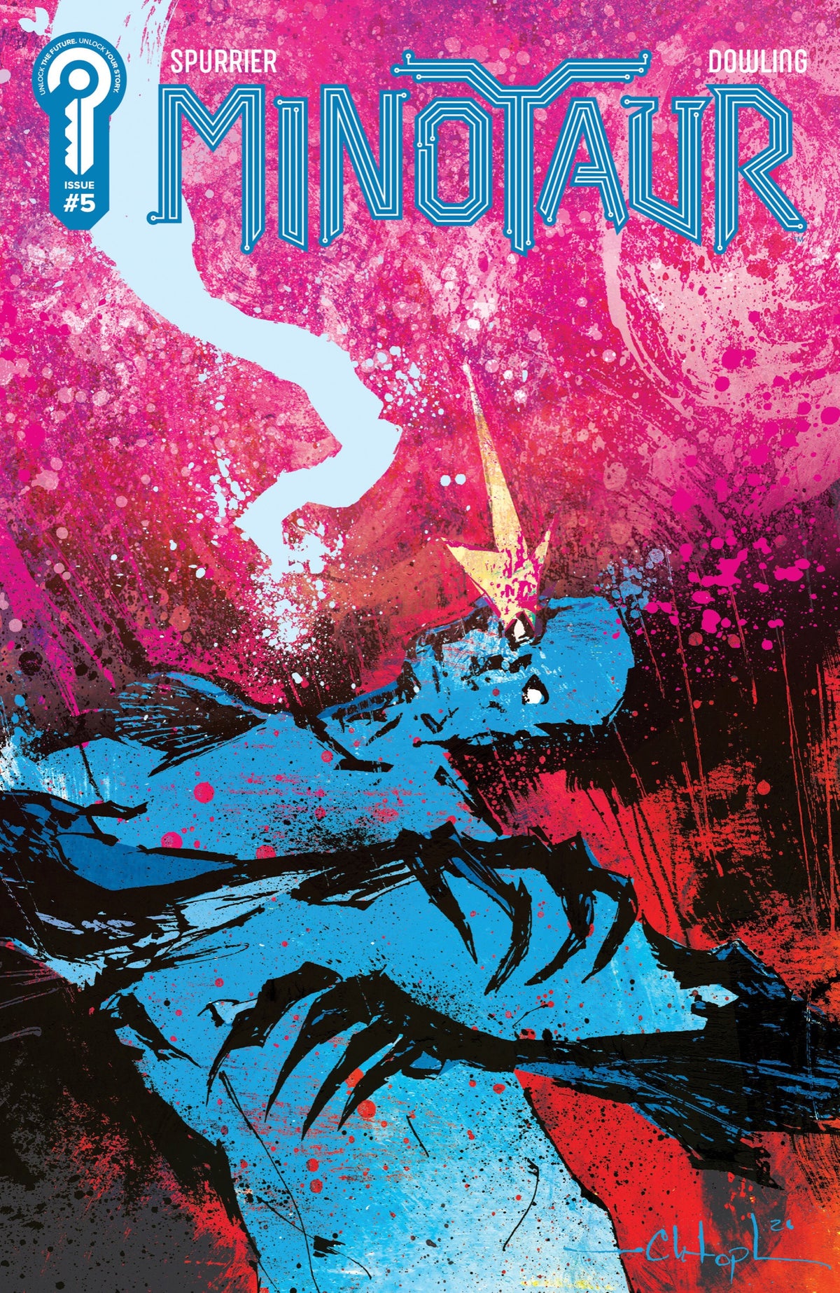 Minotaur #5 Cover B – Christopher Mitten Variant
