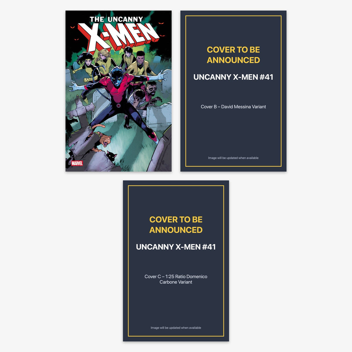 Uncanny X-Men #41 Bundle – Covers A–C (incl. Ratio Incentives)