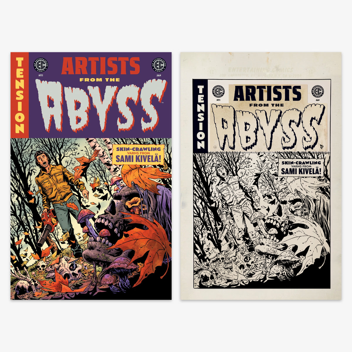 EC Artists From the Abyss Sami KivelÄ #1 ONE-SHOT Bundle – Covers A & B (incl. Ratio Incentives)