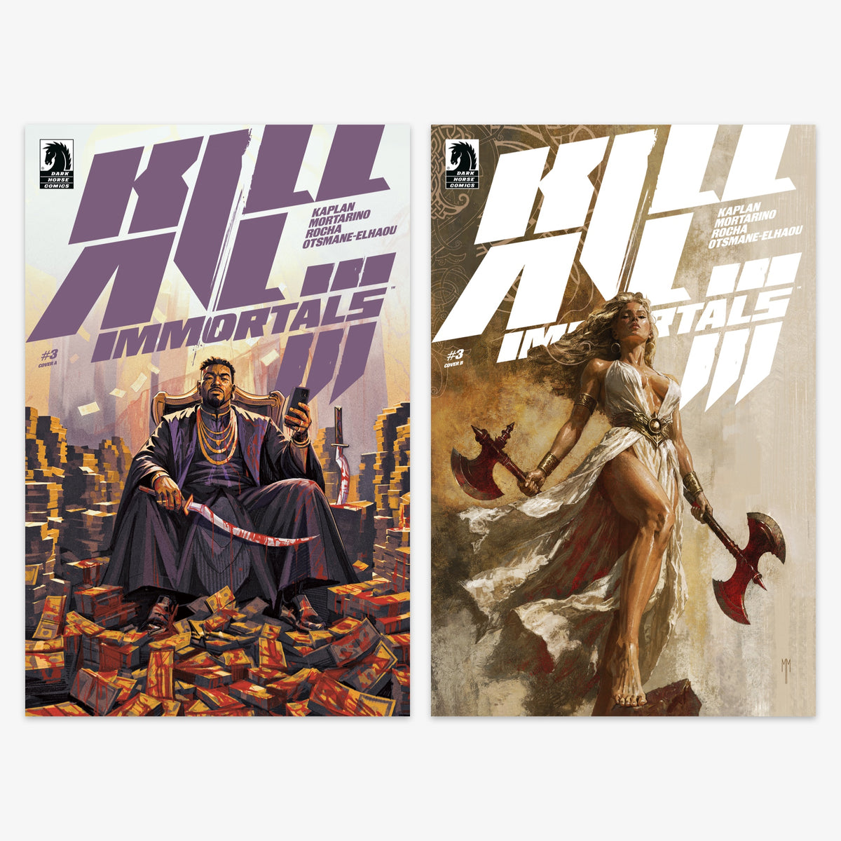 Kill All Immortals III #3 Bundle – Covers A & B