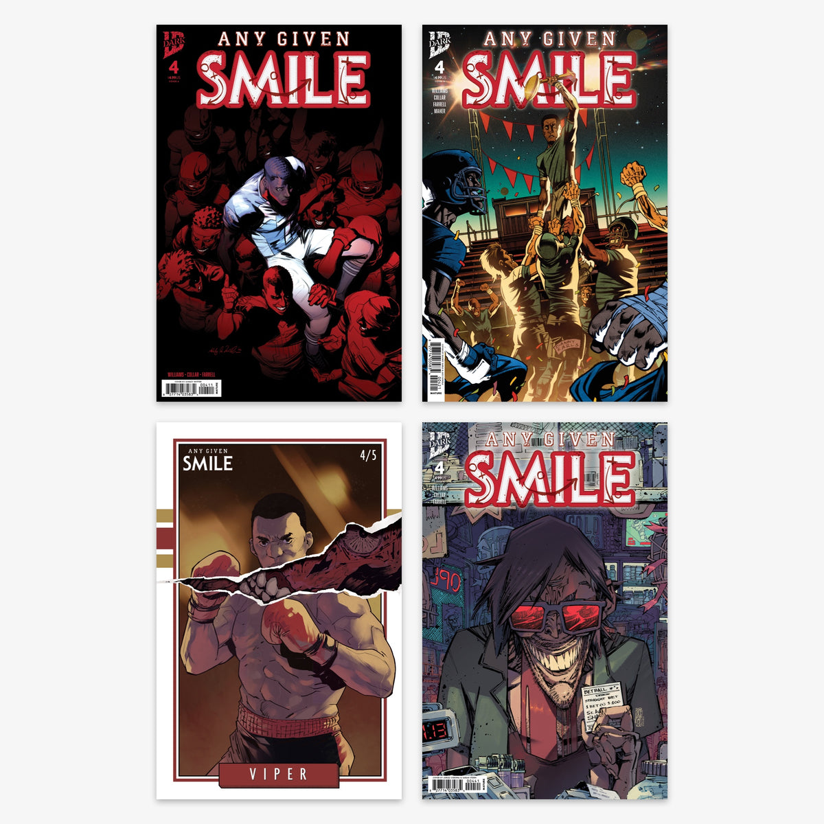 Smile: Any Given Smile #4 Bundle – Covers A–D (incl. Ratio Incentives)