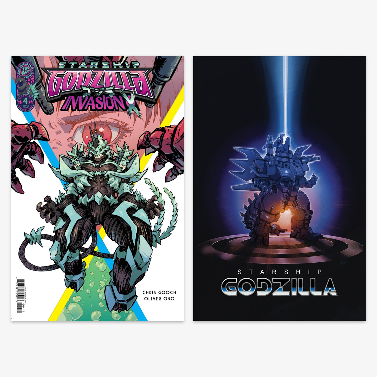 Starship Godzilla: Invasion X [Kai-Sei Era] #4 Bundle – Covers A & B (No Incentive)