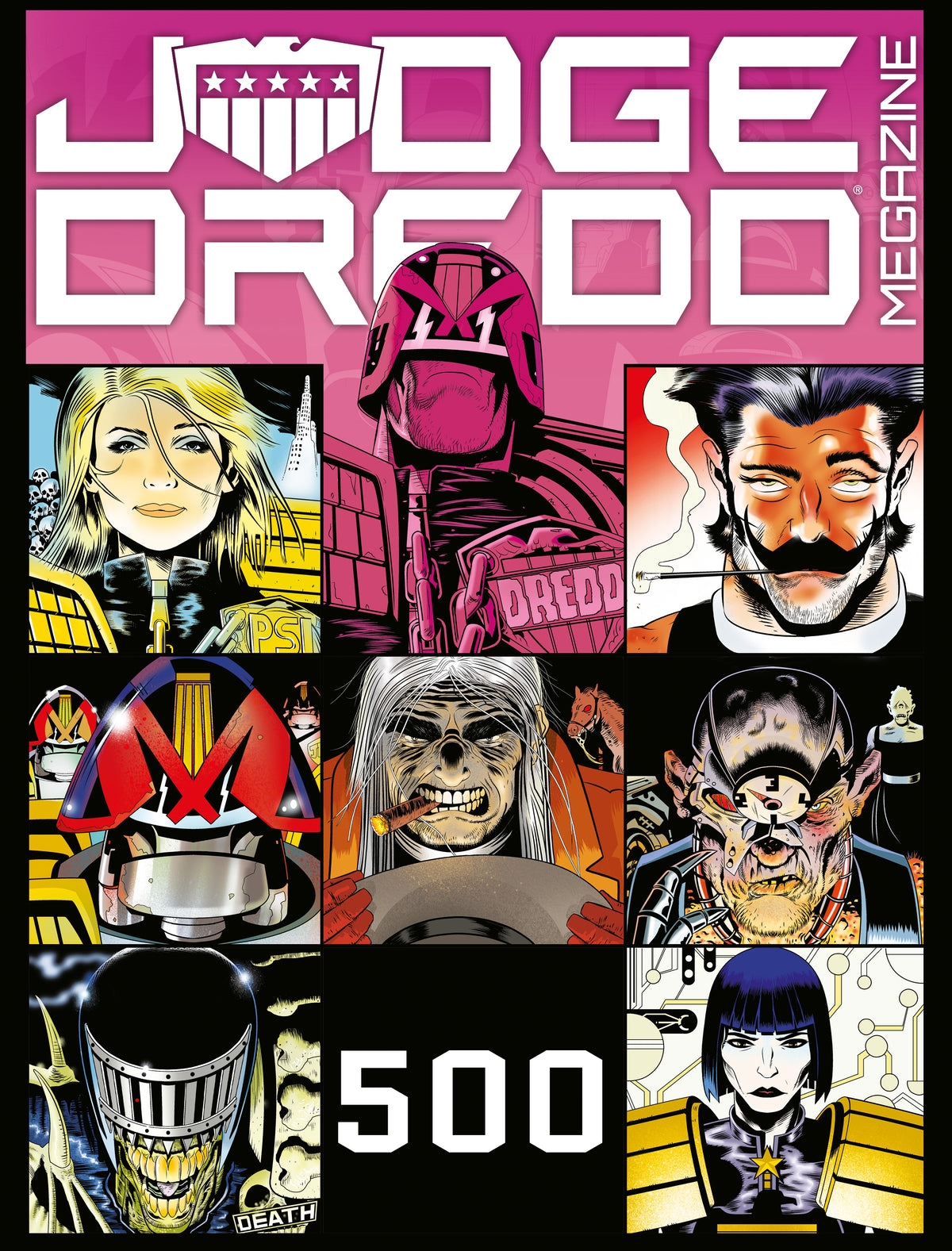 Judge Dredd Megazine #500 Cover A – Stewart K Moore