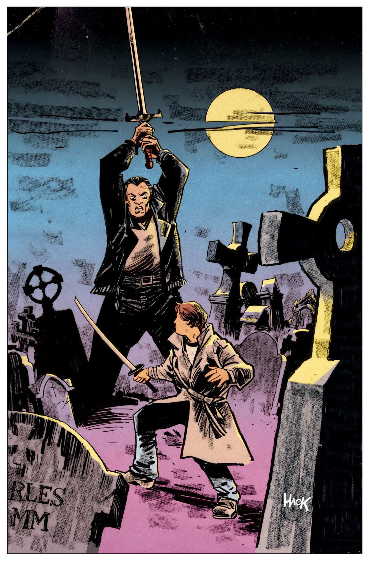 Highlander the Original Screenplay #2 (of 4) Cover E – Robert Hack Virgin Cardstock Variant