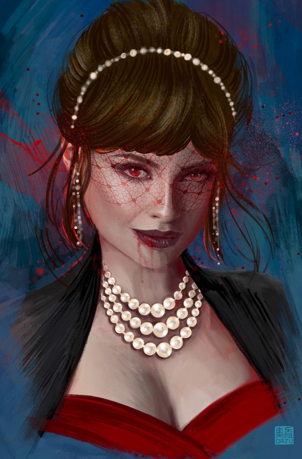 Vampire the Masquerade Wake in Hate #3 (of 4) Cover E – Zu Orzu Virgin Cardstock Variant