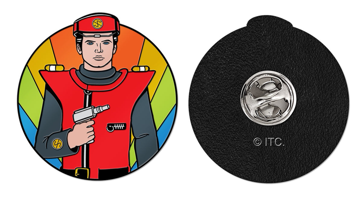 Captain Scarlet Character Enamel Pin Badge Default Title
