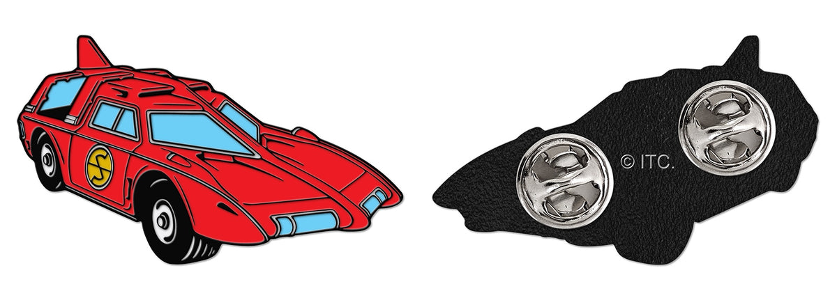 Captain Scarlet Spectrum Patrol Car Enamel Pin Badge Default Title