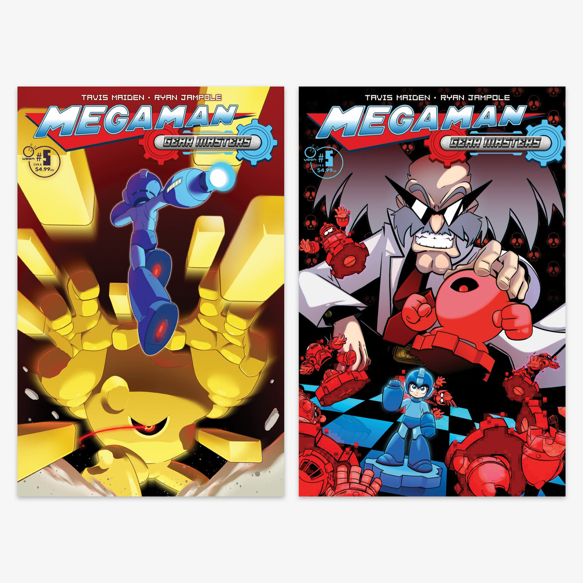 Mega Man: Gear Masters #5 (of 5) Bundle – Covers A & B (No Incentive)